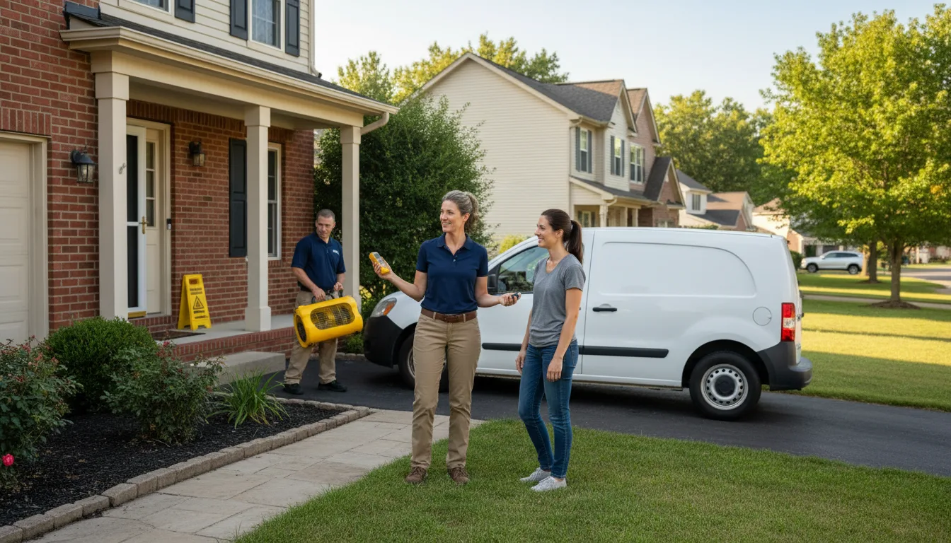 Water restoration image for Home Water Damage Repair in Bethesda, MD